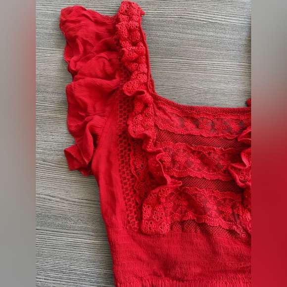 Free People Ruffle Top - Picture 4 of 5